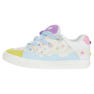 顽刻ollieskate面包鞋小星星幸运星配色BAKE低帮男女国潮滑板鞋