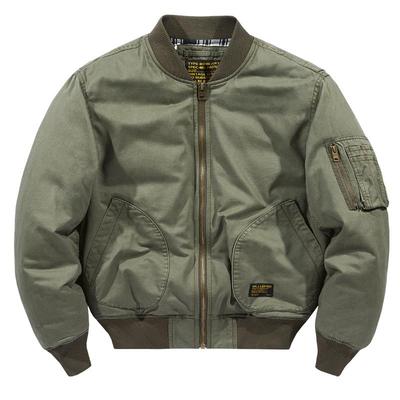 冬季羽绒服男新款大码ma1飞行员美式夹克男士工装大码加厚棒球服