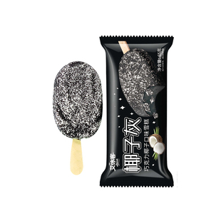 15支 艾冰客椰子灰雪糕网红脆皮巧克力奥雪冰淇淋冷饮冰棒冰棍65g