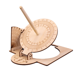 diy科技小制作日晷手工材料计时仪器科学实验手工拼装小学生玩具