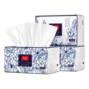 20大包420张抽纸一分钱家用实惠装卫生纸餐巾纸厕纸擦手纸面巾纸