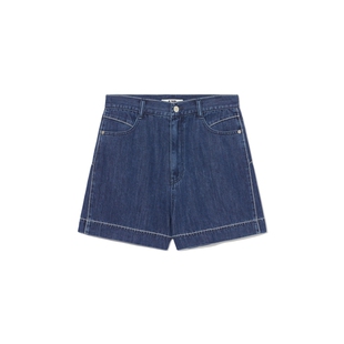 IT SJYP女装宽松牛仔短裤新款时尚简约水洗直筒裤PC2700XM