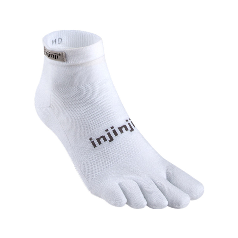 Injinji新款中帮纯色包邮五指袜