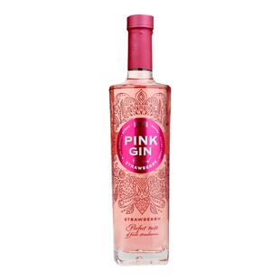 卢布斯基粉红金酒草莓味利口酒配制酒PINK GIN 进口洋酒基酒500ml