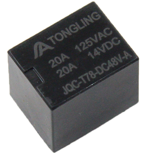 汽车继电器12v 5脚 4脚 sra 20A直流5V 9V 24VDC小型电磁T78厂家