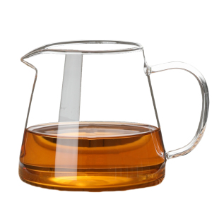 加厚公道杯玻璃耐热高档大小号透明茶海公杯茶漏高硼硅茶水分茶器