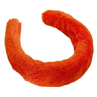 韩国东大门柔软顺滑气质仿皮草兔毛发箍气质网红宽边毛绒发饰发带