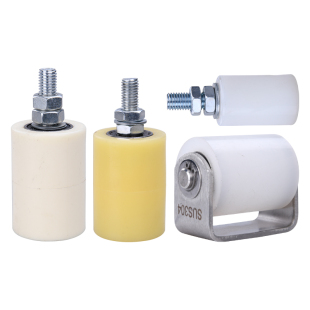 平移门滑轮/槽钢轨道轮铁门定位轮导向轮夹轮靠轮吊轮/砂带机滑轮