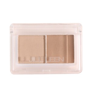 JILLLEEN双色鼻影修容一体盘自然持久腮红哑光灰棕高光阴影侧影女