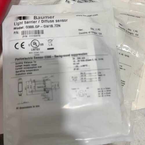 询价Baumer堡盟O300.GP-GW1B.72N漫反射光电开