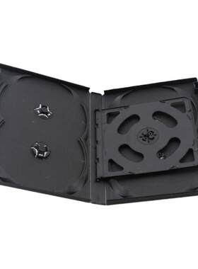 光盘盒子 DVD光盘盒 6片装 黑色盒子 DVD六片碟片盒黑色碟片盒子