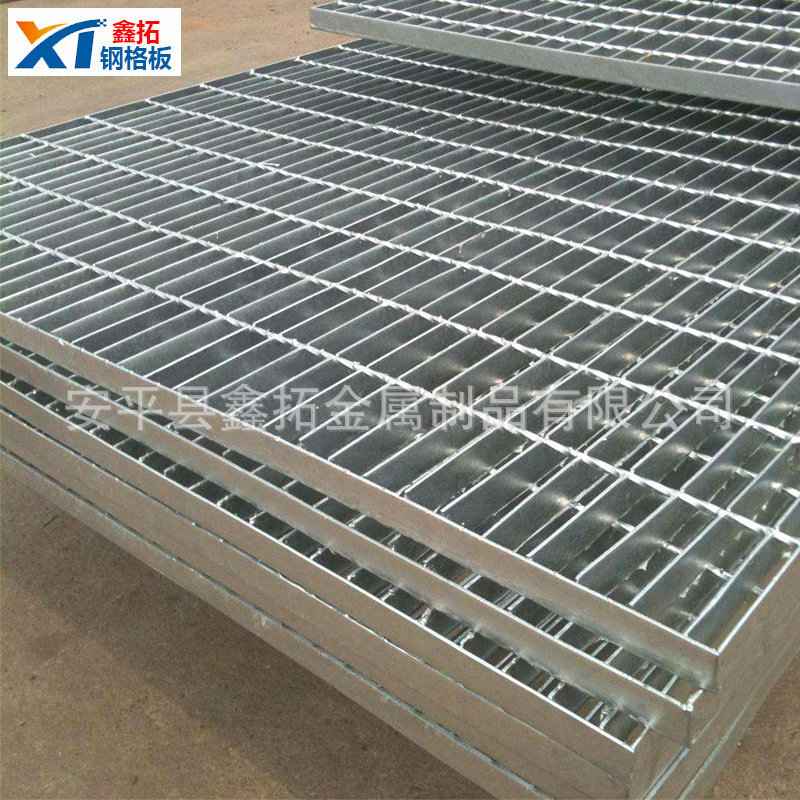 定制钢格板格栅板楼梯平台踏步盖板栅板板齿形沟钢格下水道