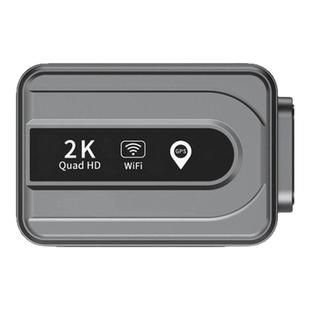 无屏摩托车行车记录仪前后双镜头高清2K无屏式带停车监控GPS