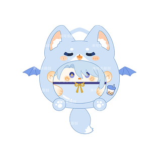 神里绫人动漫痛包宅包学生斜挎单双肩包毛绒娃娃包可爱小书包