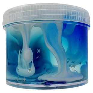 浅滩高透起泡胶混合胶颜值晕染款史莱姆解压泥手工不粘手安全玩具