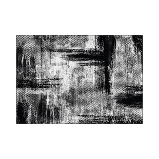 高级黑色入户门地垫新款门口地毯家用脚垫可裁剪客厅入门防滑进门