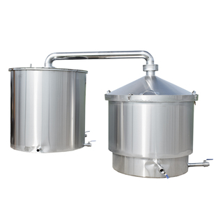 满盅花500斤不锈钢蒸酒器柴火白酒蒸馏器传统酿酒设备全套酒坊