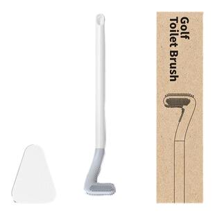 马桶刷家用无死角实用新款卫生间硅胶壁挂高尔夫洗厕所的刷子神器