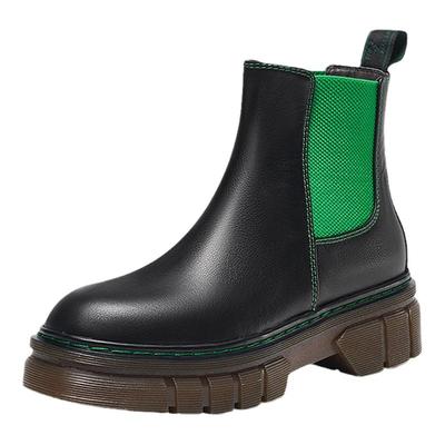 接吻猫秋冬通勤百搭短筒女靴