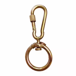 保险扣旋转保险扣自动扣万能卡扣铁环扣拴牛扣螺母保险扣牛锁扣