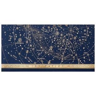 星空生日贺卡定制创意新款商务员工客户感恩有你手写高级感卡片