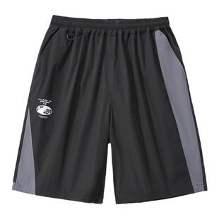 FLOAT 潮流美式复古夏季机能风跑步篮球沙滩运动休闲宽松短裤 男