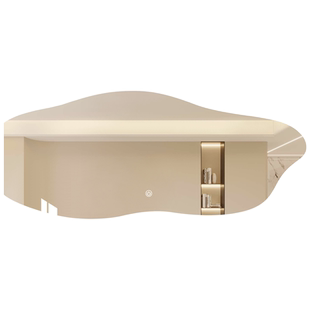 创意led异形不规则智能浴室镜卫生间洗手台化妆除雾带灯壁挂镜子