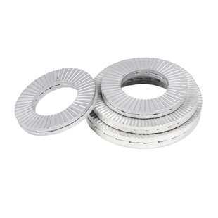 QD 304不锈钢/达克罗双叠自锁防松垫圈防松垫片M3M4M5M6M8M10-M48