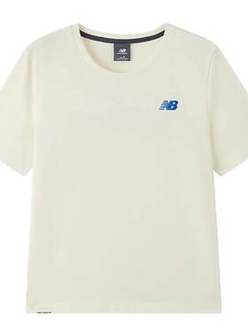 NewBalance NB官方26新款女圆领运动短袖T恤WT61L3VI