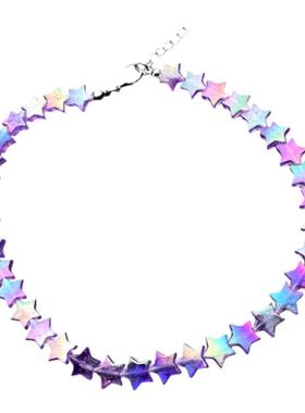 欧美星星锁骨链甜酷辣妹性感颈链