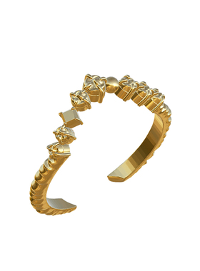 碎克拉素圈设计感戒指/手串