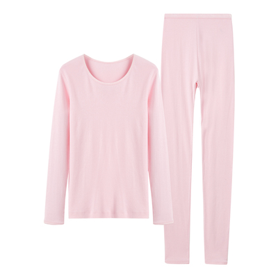 三枪男女薄款纯棉秋衣秋裤套装