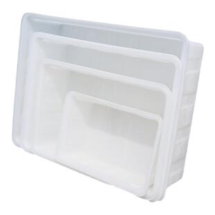 加厚牛筋塑料水箱长方形养鱼泡瓷砖水桶食品级大容量卖鱼盆塑料桶