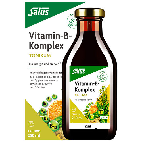 Salus莎露斯液体VB活性维生素b族复合维b b2b12b1生物素代谢250ml