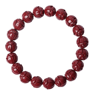 普陀山朱砂莲花手串好运莲莲转运珠男马年本命年女款手链情侣礼物