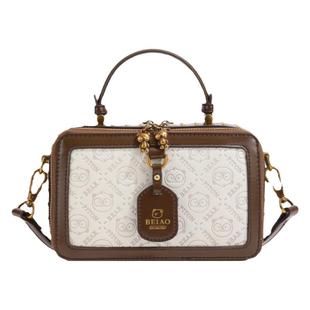 北包包原创设计2025新款小熊百搭洋气铆钉相机包休闲单肩斜挎包潮