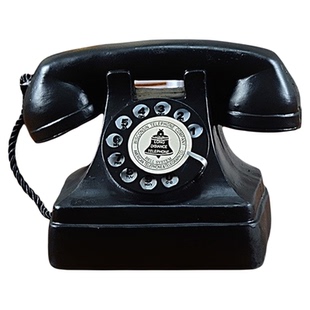 复古老式电话机摆件转盘座机模型民国怀旧老物件上海古董电影道具