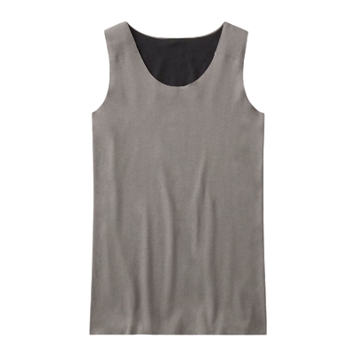 郡是无缝一片式混棉保暖打底背心