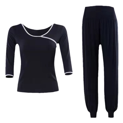 女款春夏正品包邮纯棉套装健身服