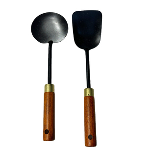 迷你小锅铲章丘小铁铲家用手工锻打精铁无涂层不生锈小厨房耐高温