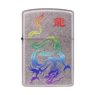 ZORRO佐罗官方旗舰店正品煤油打火机彩绘中国龙防风送男朋友礼物