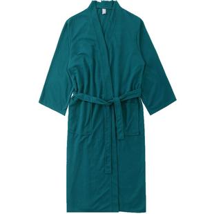 毛巾料睡袍女薄款透气吸水洗澡浴袍女气质少女大码胖MM睡衣女浴衣