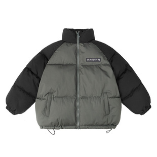 胖胖象童装2025新款棉服中大童轻薄保暖时尚短款上衣外套棉衣棉袄