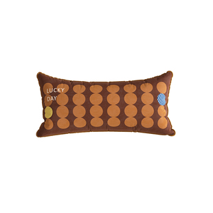 波卡变奏中古风床上抱枕女生睡觉专用夹腿轻奢高级感长条腰枕含芯