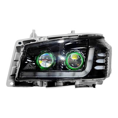 豪沃380大灯总成双透镜LED激光炮