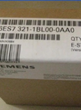 议价6ES7321-1BL00-0AA0西门子S7-300数字输入模块6ES73211BL000A