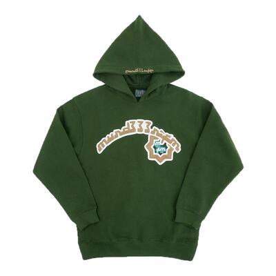 MURD333R.FM印花后插袋连帽卫衣