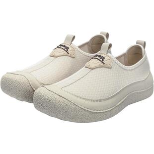 Jeep懒人一脚蹬女鞋轻便软底2026春夏透气运动鞋女徒步鞋百搭通勤