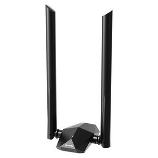 腾达免驱动WiFi6无线网卡1800m千兆双频usb台式电脑WIFI发射器5G高速笔记本无限网络大功率信号接收器U18a