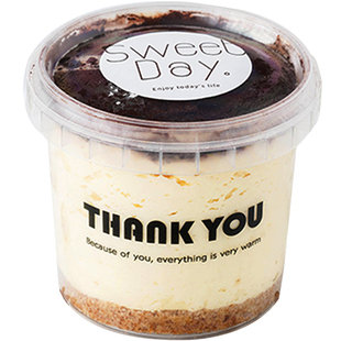 网红波波千层蛋糕罐子手握杯甜品豆乳包装酸奶盒子木糠杯透明塑料